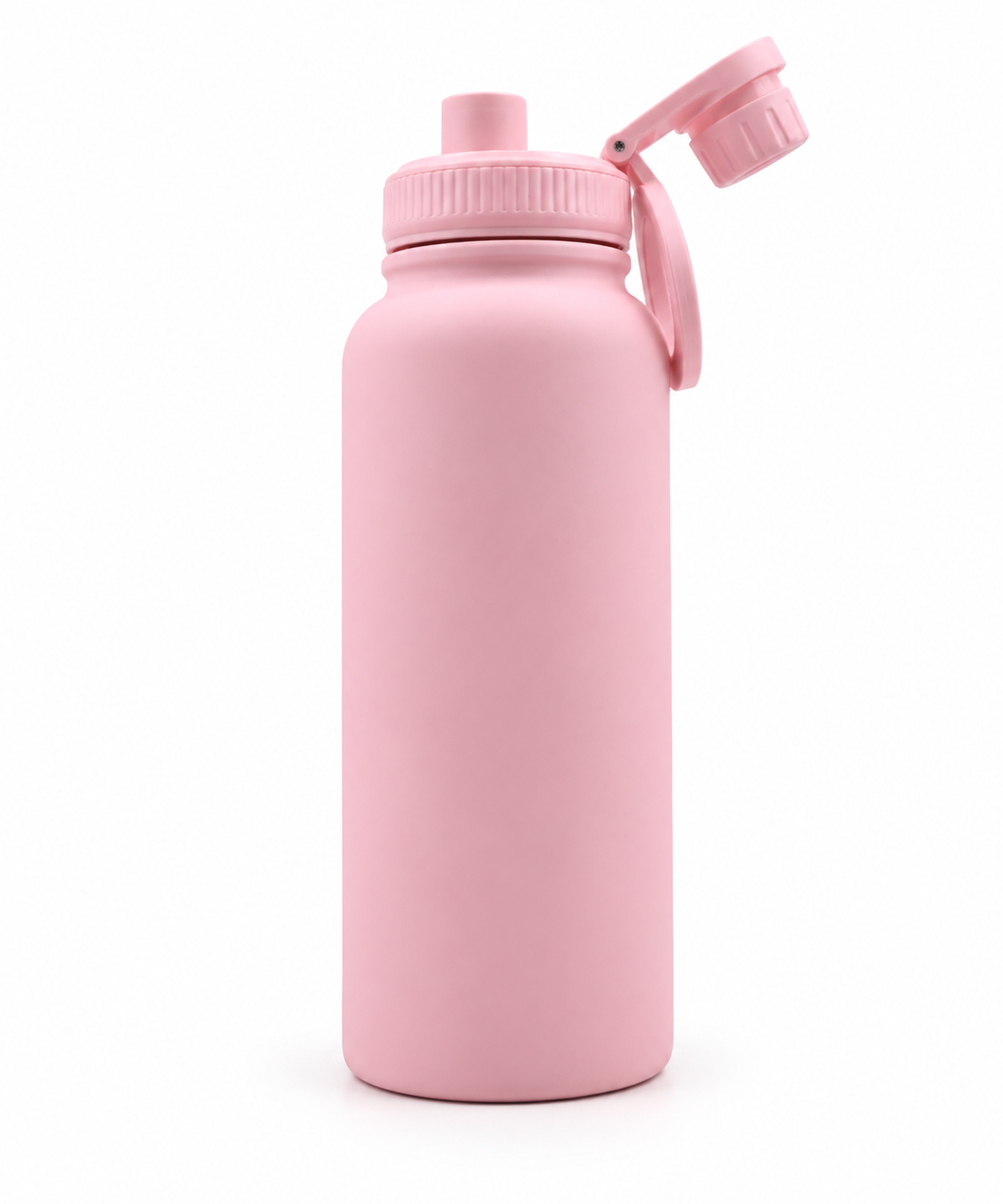 ONE FLAME 32oz Insulated Water Bottle – Blush Pink