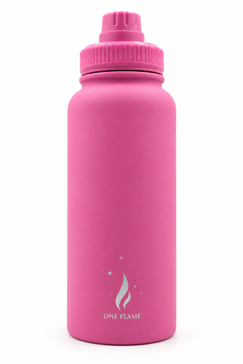 ONE FLAME 32oz Insulated Water Bottle – Hot Pink