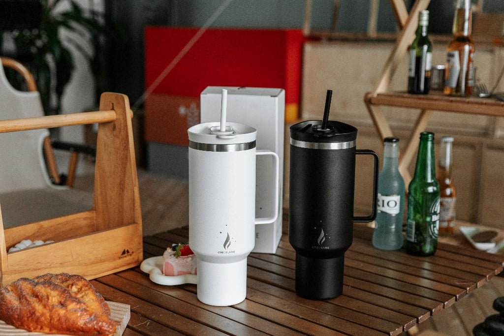 ONE FLAME 40oz Stainless Steel Tumbler