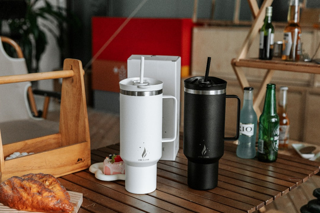 ONE FLAME 40oz Stainless Steel Tumbler