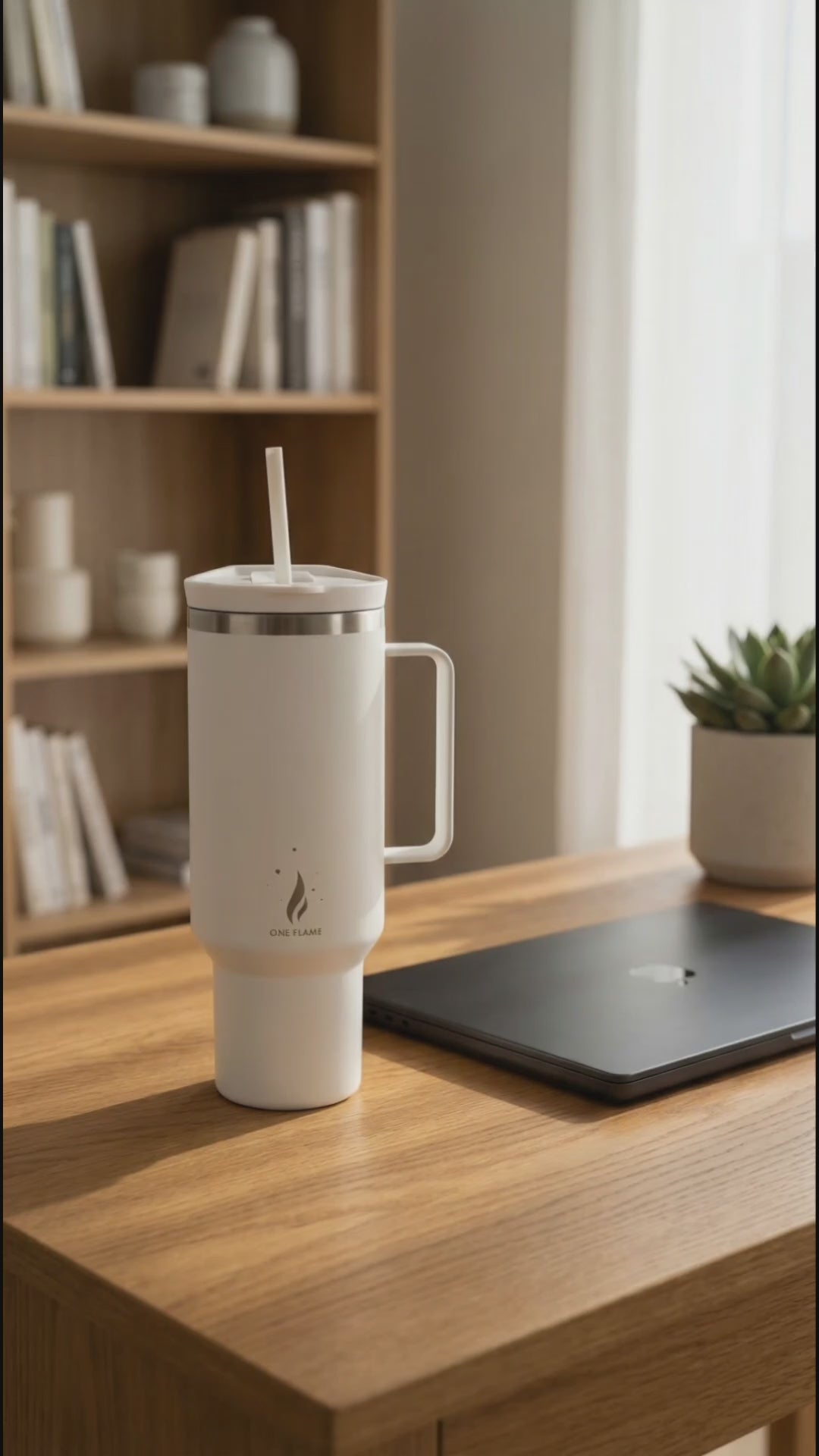 ONE FLAME 40oz Stainless Steel Tumbler | Premium Insulated Drinkware