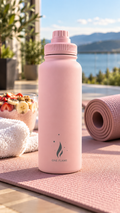 ONE FLAME 32oz Insulated Water Bottle – Blush Pink
