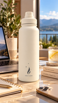ONE FLAME 32oz Insulated Water Bottle – Ivory White