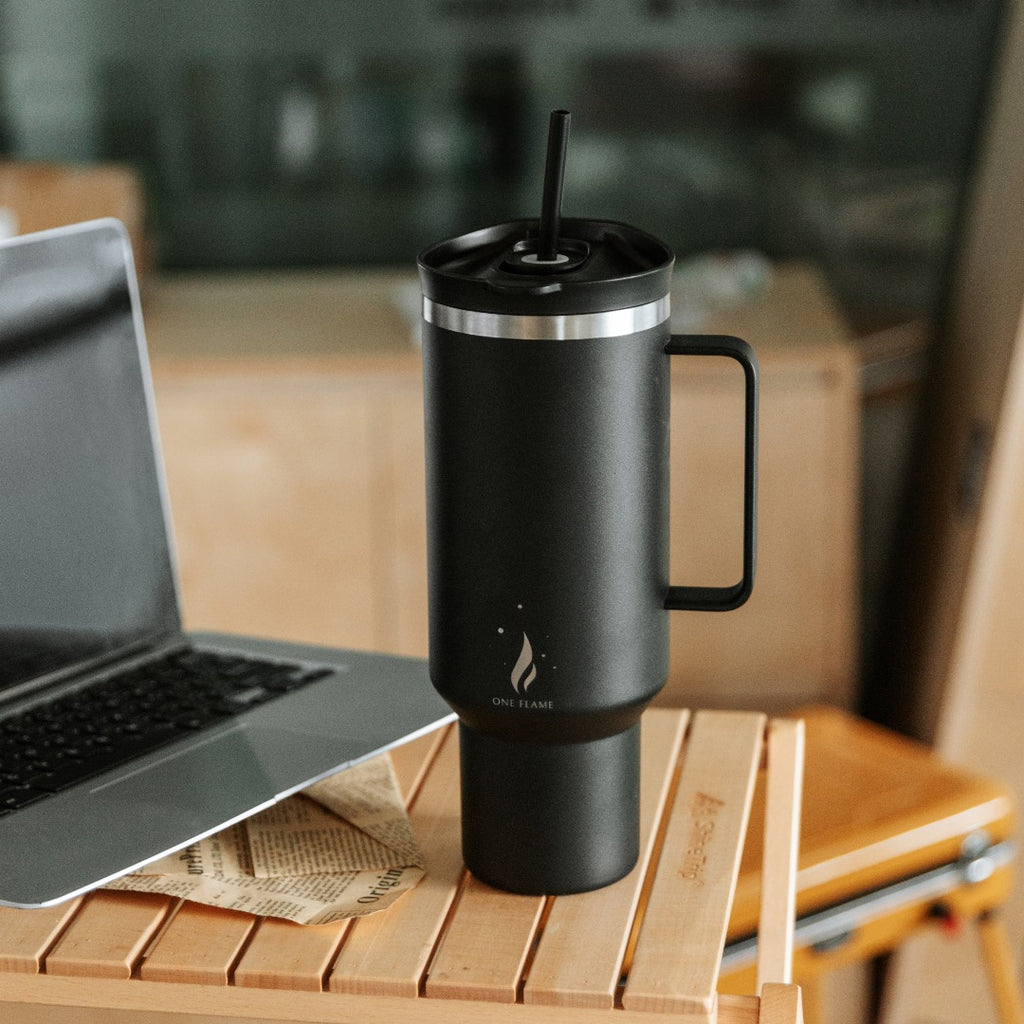 ONE FLAME 40oz Stainless Steel Tumbler