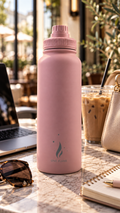 ONE FLAME 32oz Insulated Water Bottle – Dusty Rose