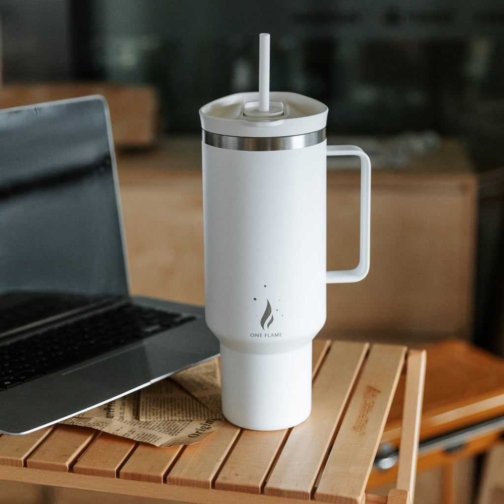 ONE FLAME 40oz Stainless Steel Tumbler